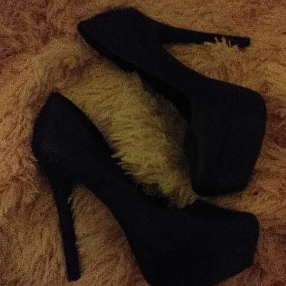 Jessica Simpson 100% leather Black 👠 TRADES WELC - Picture 4 of 4